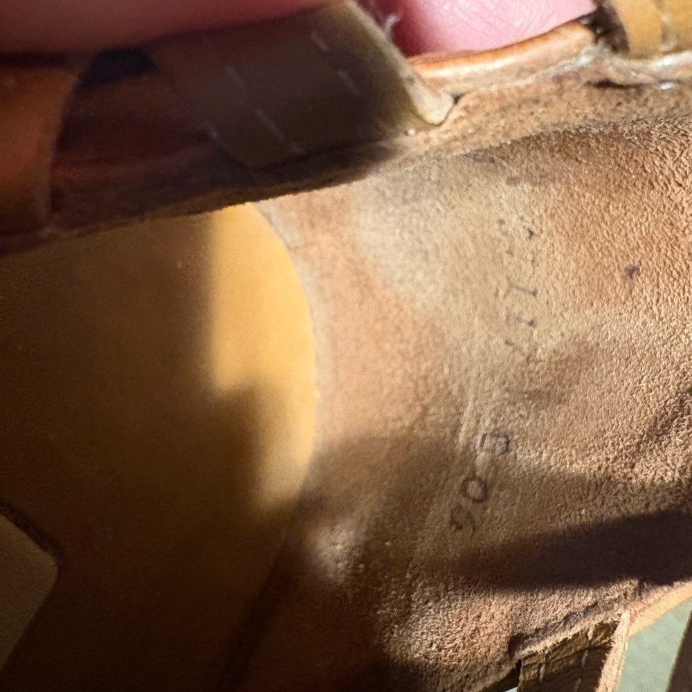 Blonde Canada Tan Leather Women's Boots 8 - Picture 11 of 12